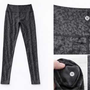 Lululemon Black Patterned Leggings